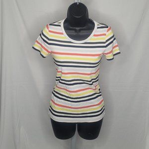J. Crews womens striped perfect fit short sleeve T shirt